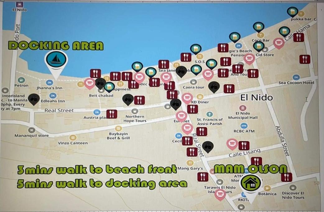 Mam Olson Pensionne House El Nido Zewnętrze zdjęcie